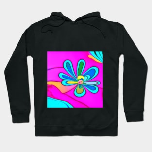 Psychedelic Flower 2 | AI Generated design by @remlorart Hoodie